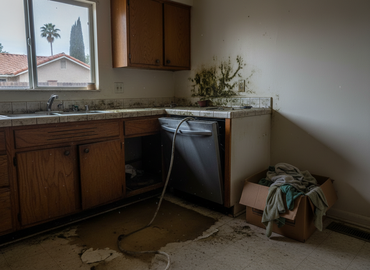 Mold After Appliance Leaks in Granada Hills Kitchens