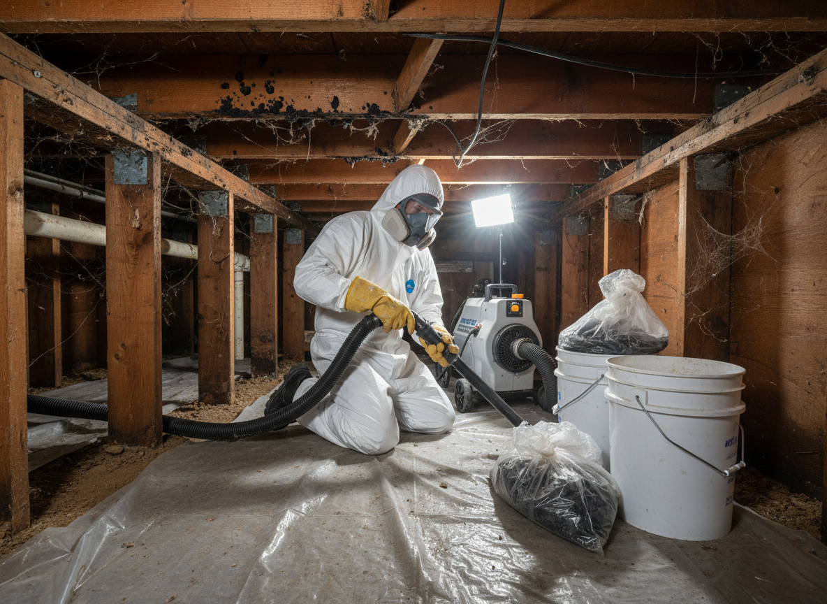 Crawl Space Mold Removal in Granada Hills, CA