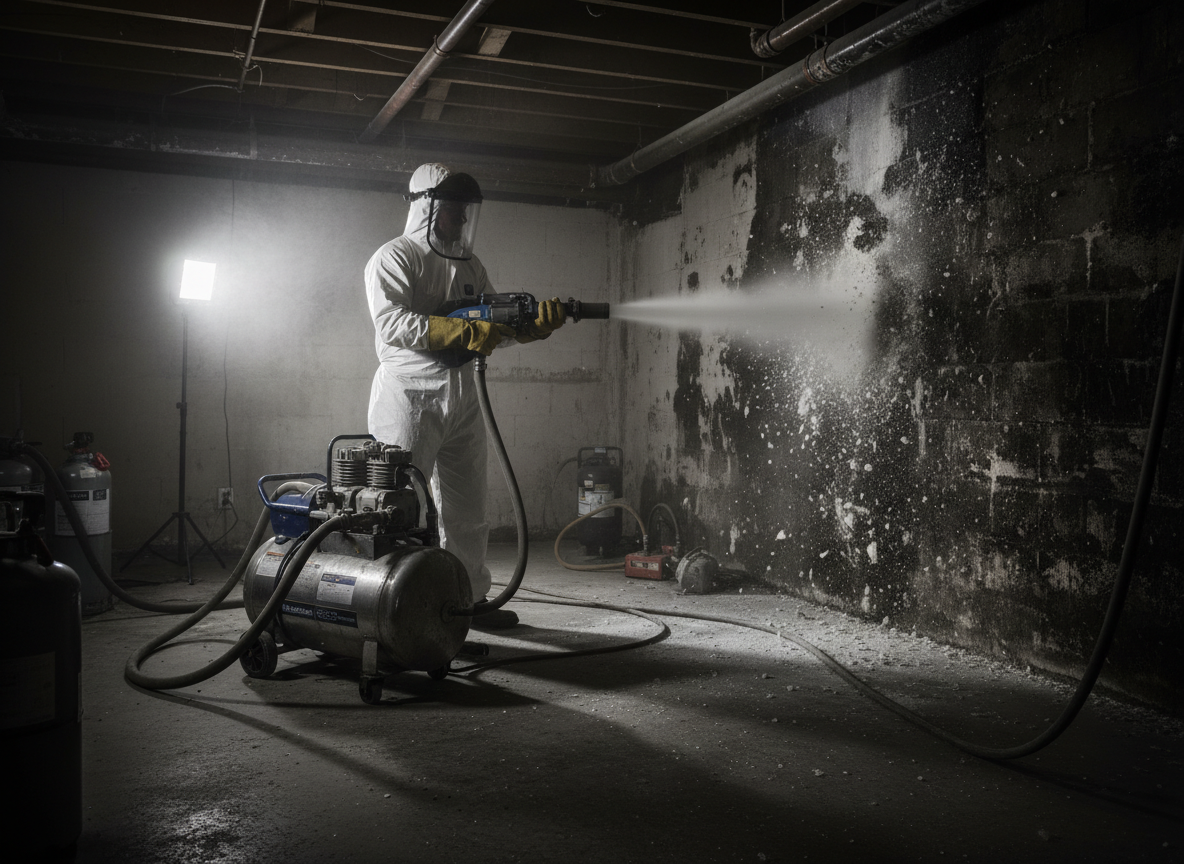Dry Ice Blasting Mold in Granada Hills, CA